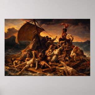 Das Floß der Medusa von Théodore Géricault Poster