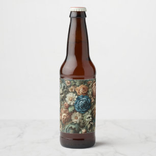 Das Flüstern, das das Messer scharf macht - Kissen Bierflaschenetikett
