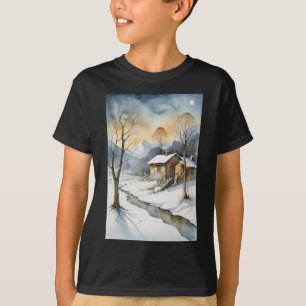 Das Flüstern des Kamins in Frostfall-Aufkleber T-Shirt