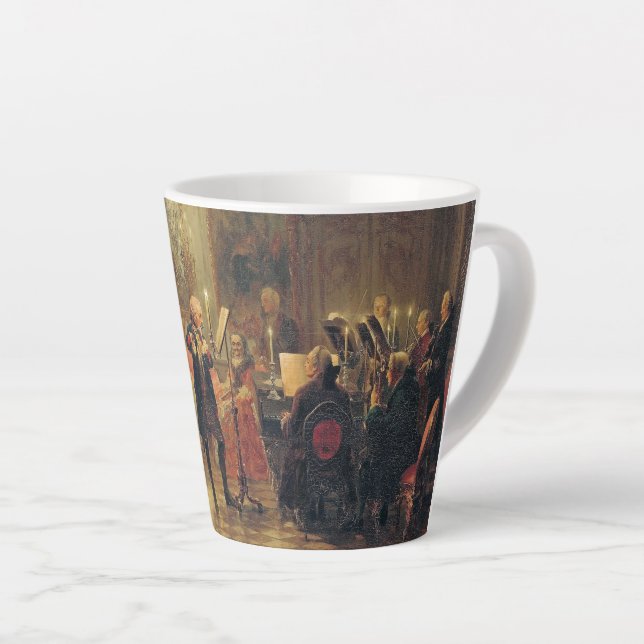 Das Flute Konzert Adolph Menzel Small Milchtasse (Rechte Ecke)