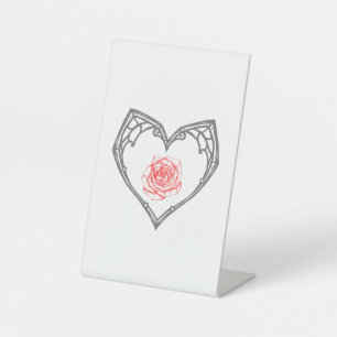 Das Forbidden Rose Bücherregal-Dekor Sockelschild