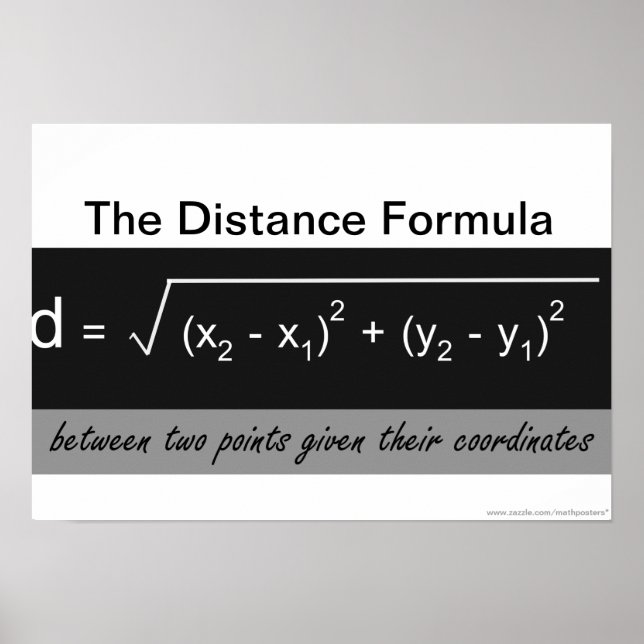 Das Formel-Math-Poster Poster (Vorne)