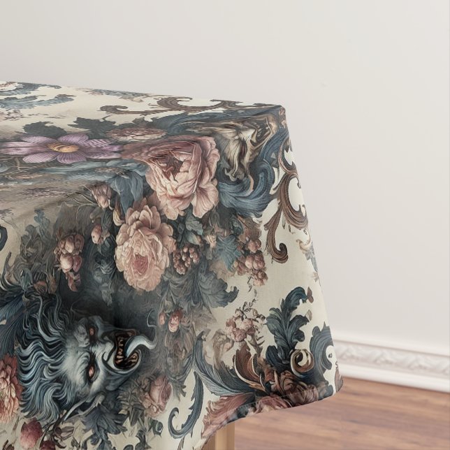 Das formelle Feuerwerk - gotisches großes Muster Tischdecke (Beispiel)