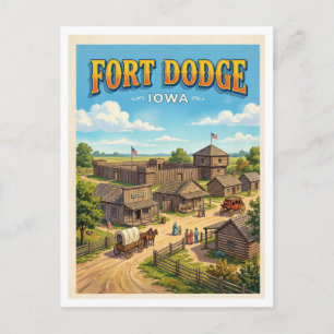 Das Fort Museum und Frontier Village USA Postkarte