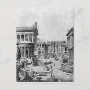 Das Forum der Antike von 1914 Postkarte