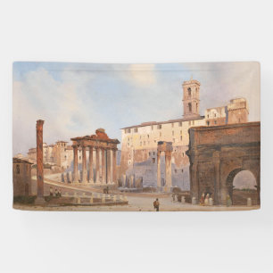 Das Forum der Antike (von Ippolito Caffi) Banner