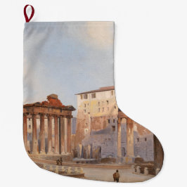 Das Forum der Antike (von Ippolito Caffi) Großer Weihnachtsstrumpf