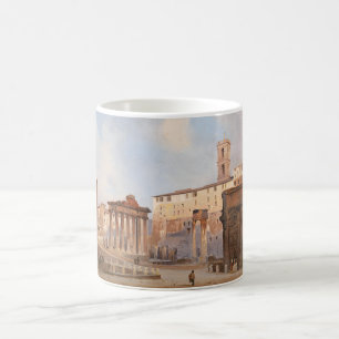 Das Forum der Antike (von Ippolito Caffi) Kaffeetasse