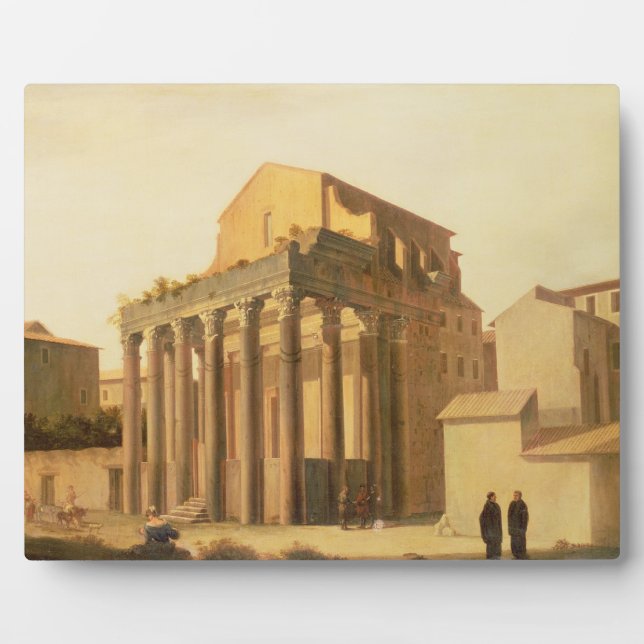 Das Forum in Rom Fotoplatte (Vorderseite)