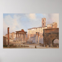 Das Forum Romanum von Ippolito Caffi