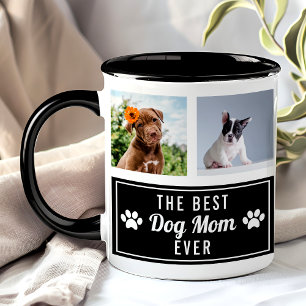 Das Foto der besten Mama für Schwarze Tierhunde Tasse