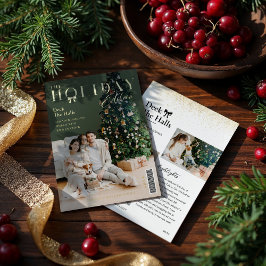 Das Foto der Holiday Edition Family Folien Feiertagskarte
