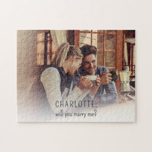 Das Foto des Paares wirst du mich heiraten