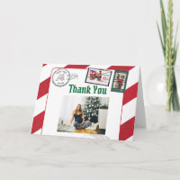 Das Foto des Weihnachtsmanns postmark North Pole R