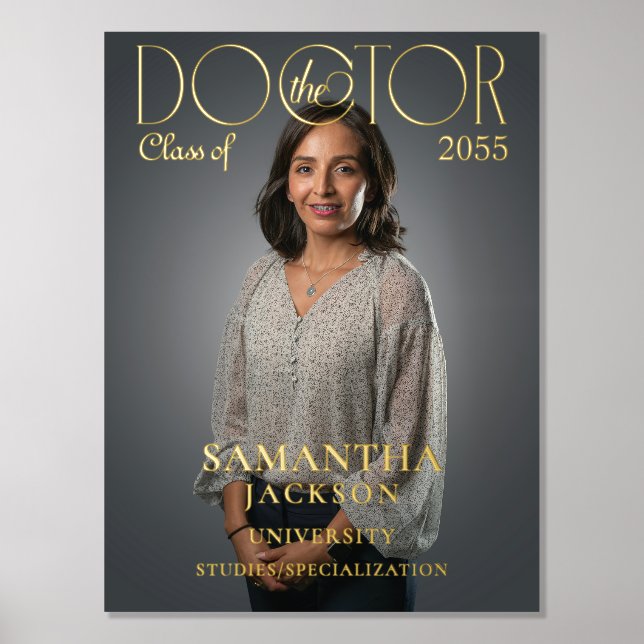 Das Foto "Doctor Chic Doctoral" Foliendrucke (Vorderseite)
