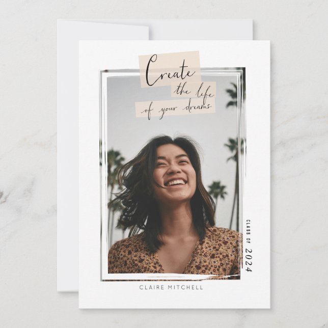 Das Foto "Leben Ihrer Träume - Abschluss" Ankündigung (Vorderseite)