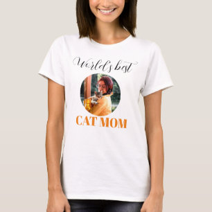 Das Foto zur besten Cat-Mama der Niedlichen Welt T-Shirt