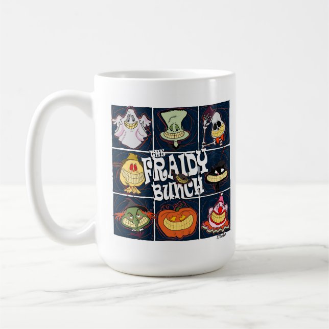 Das Fraidy Bunch Fun Halloween Kaffeetasse (Links)