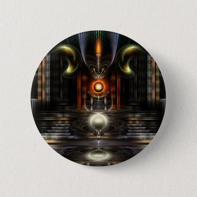 Das Fraktal Throne Room Art Button (Vorderseite)