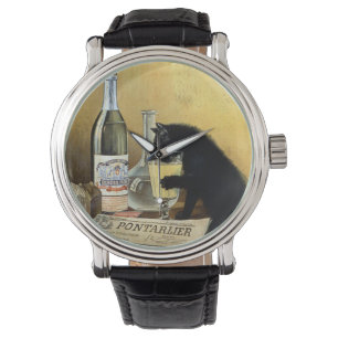 Das französische Poster "absinthe bourgeois" von R Armbanduhr