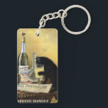 Das französische Poster "absinthe bourgeois" von R Schlüsselanhänger<br><div class="desc">Das berühmte Poster Black Cat trinkt Absinth auf der ganzen Welt und bleibt eines der schönsten und repräsentativsten Plakate des Jahres 1900. Gegründet von den Brüdern Mourgue für Bourgeois berühmte Brennerei in Pontarlier, verwendet es die gleichen Codes wie das berühmte Gemälde von Charles Maire für französische Absinthe Pernod Fils, nämlich:...</div>