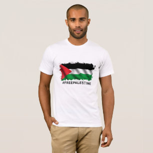 Das freie Palästina, die palästinensische Flagge, T-Shirt