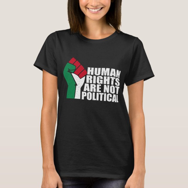 Das freie Palästina, die Unterstützung Palästinas, T-Shirt (Vorderseite)