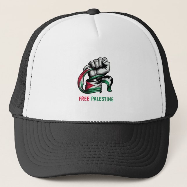 Das freie Palästina nach der Apartheid Gaza Truckerkappe (Vorderseite)