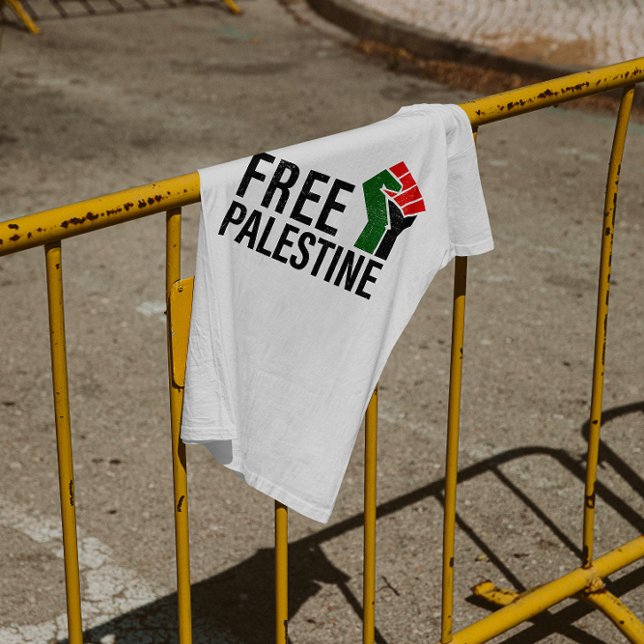 Das freie Palästina, Rett der Menschheit, der T -  T-Shirt (Von Creator hochgeladen)