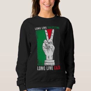 Das freie Palästina steht unter der Flagge des Gaz Sweatshirt