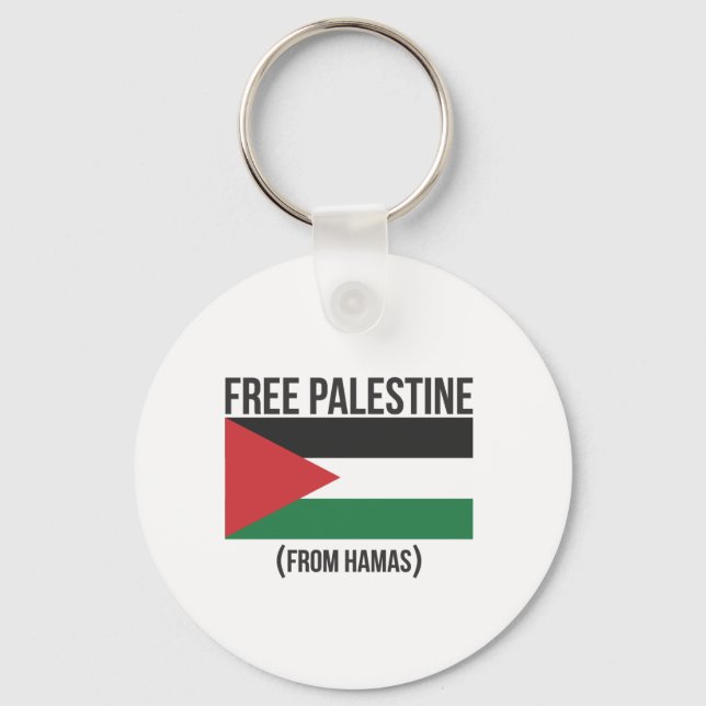 Das freie Palästina vor der Hamas Schlüsselanhänger (Vorderseite)