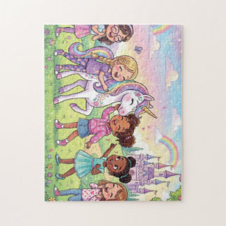 Das Freunde-Puzzle vom magischen Schloss