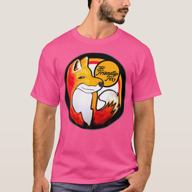 Das freundliche Fox-Logo T-Shirt (Vorderseite)