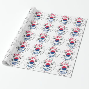 Das freundliche koreanische Design "Have a Nice Da Geschenkpapier