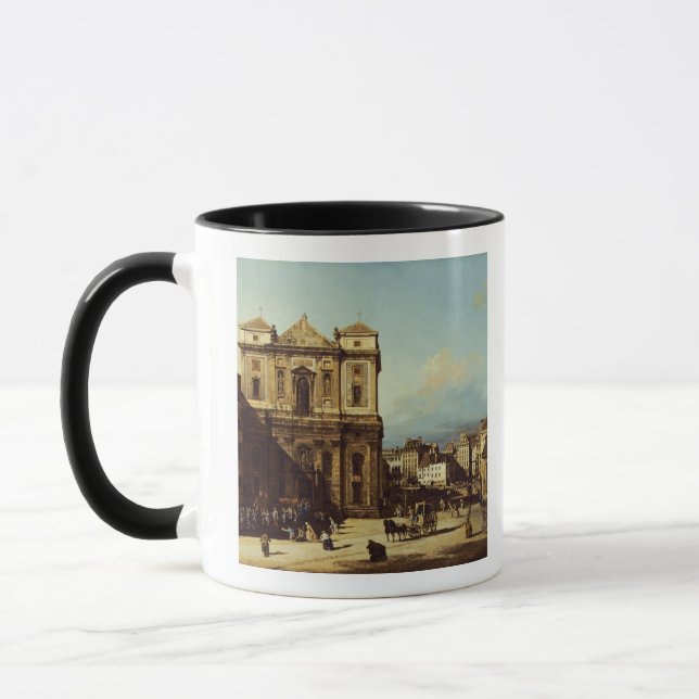 Das Freyung in Wien, Ansicht vom Nordwesten, C. Tasse (Links)