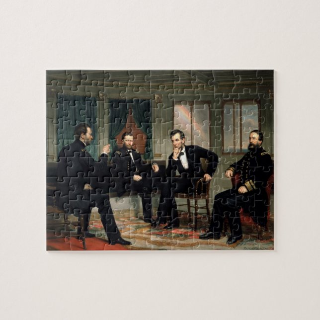 "Das Friedensstifter" - Abe Lincoln Puzzlespiel (Horizontal)