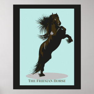 Das Friesische Pferd - Poster
