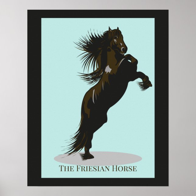 Das Friesische Pferd - Poster (Vorne)