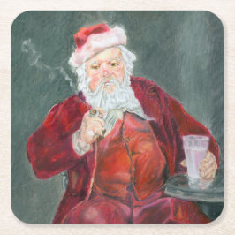 Das fröhliche Pint Rechteckiger Pappuntersetzer