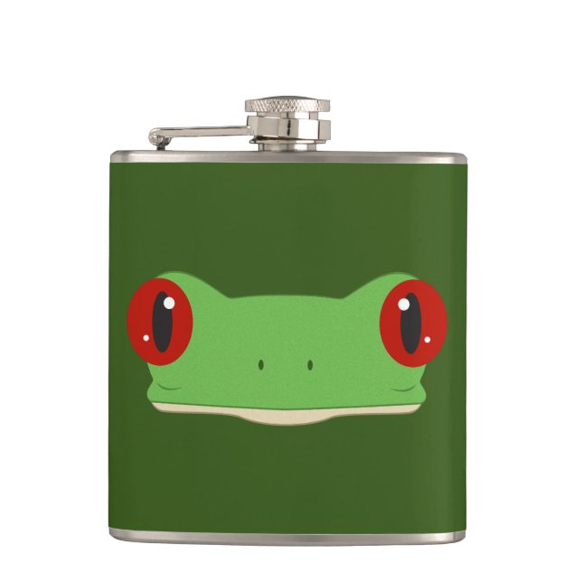 Das Froschgefecht Flachmann (Vorderseite)