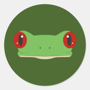 Das Froschgefecht Runder Aufkleber