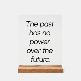 Das frühere Akryllische Zeichen Acrylschild