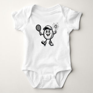 Das Fun Baseball-Zeichen Baby Strampler