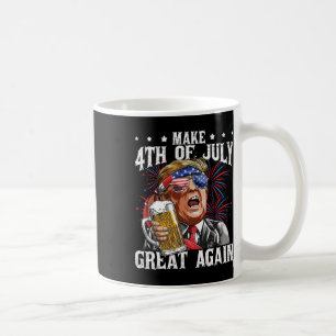 Das Funny Drinking Bierteam macht 4. Juli Großes J Kaffeetasse
