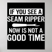 Das Funny Nähen, wenn Sie einen Naht-Ripper sehen,