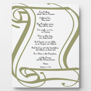 Das Fürstengebet Fotoplatte