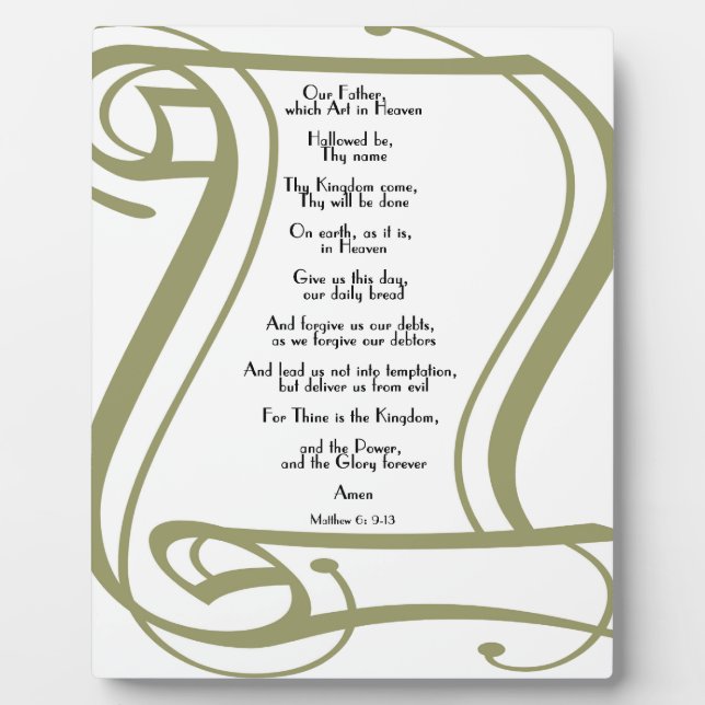 Das Fürstengebet Fotoplatte (Vorderseite)