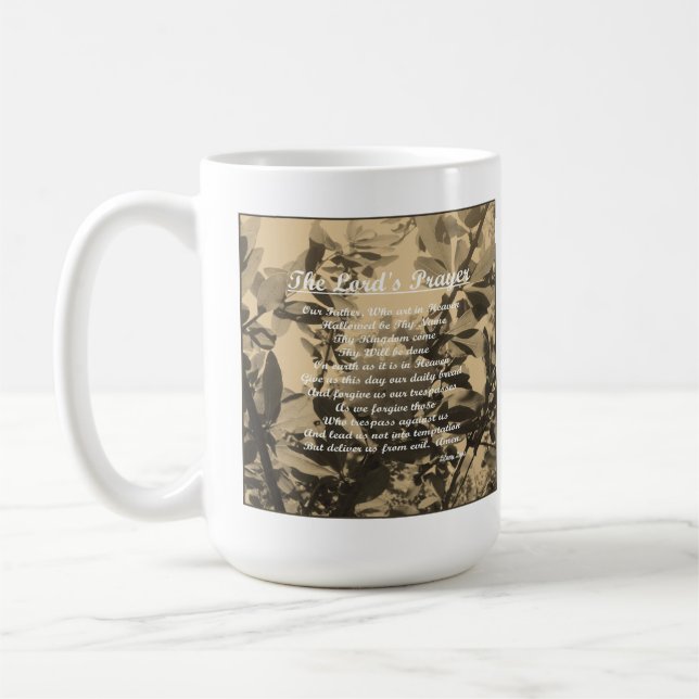 Das Fürstengebet Kaffeetasse (Links)