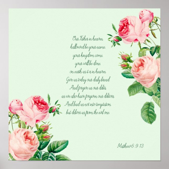 Das Fürstengebet Poster (Vorne)