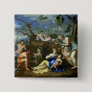 Das Füttern des Kindes Jupiter, c.1640 Button